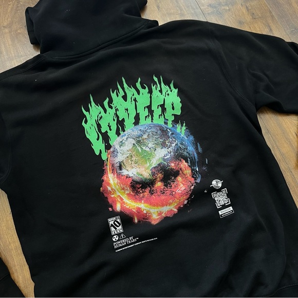 10.Deep Cataclysm Hoodie - Mens L (Oversized, Baggy) - Picture 4 of 4